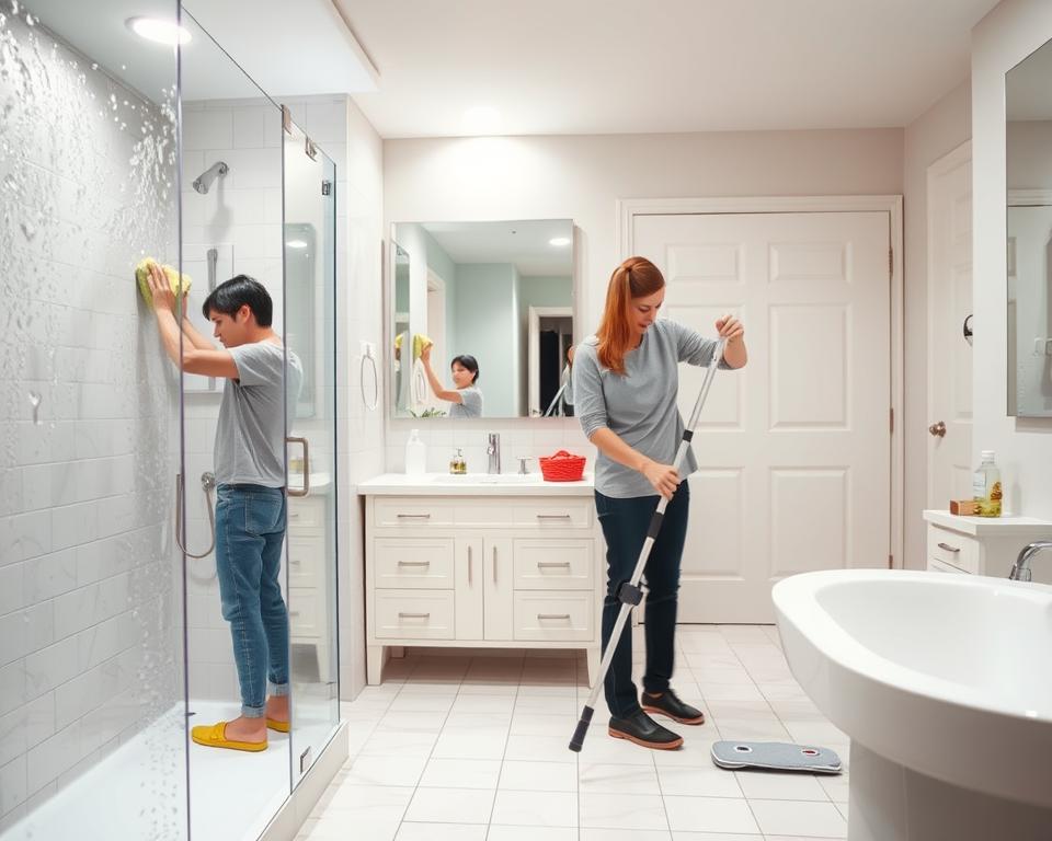 Rutina diaria limpieza baño