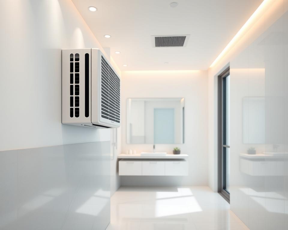 ventilación control humedad baño